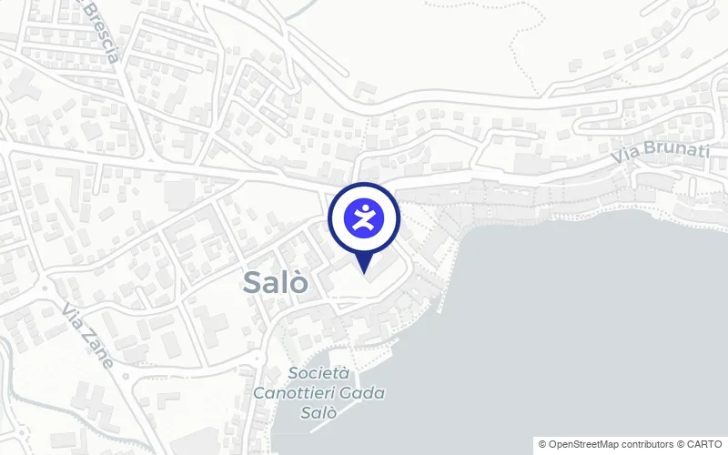 Mappa della sede Zaka Dental di Salò — Piazza Leonardo da Vinci 8, 25087 Salò (BS)